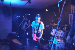 Die deutsche Punkband Alarmsignal spielt ein Konzert im Kulturladen KFZ in Marburg am 8.6.2019.