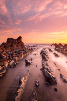 Sonnenuntergang an der Küste von Cornwall. © Jan Bosch